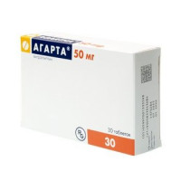АГАРТА 50МГ. №30 ТАБ. /ГЕДЕОН РИХТЕР/