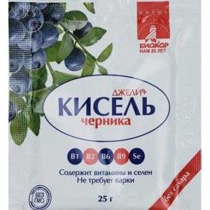 КИСЕЛЬ ДЖЕЛИ ПЛЮС ЧЕРНИКА 25Г. №1 ПАК. КИСЕЛЬ ДЖЕЛИ ПЛЮС ЧЕРНИКА 25Г. №1 ПАК.