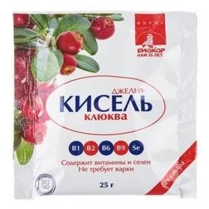 КИСЕЛЬ ДЖЕЛИ ПЛЮС КЛЮКВА 25Г. №1 ПАК. КИСЕЛЬ ДЖЕЛИ ПЛЮС КЛЮКВА 25Г. №1 ПАК.