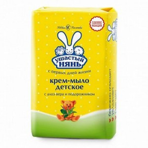 УШАСТЫЙ НЯНЬ КРЕМ-МЫЛО АЛОЭ+ПОДОРОЖНИК 90Г. УШАСТЫЙ НЯНЬ КРЕМ-МЫЛО АЛОЭ+ПОДОРОЖНИК 90Г.