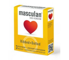 МАСКУЛАН ПРЕЗЕРВАТИВ КЛАССИК 3 КОЛЕЧКИ+ПУПЫРЫШКИ №10 [MASCULAN]