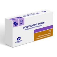 ФЕБУКСОСТАТ КАНОН 80МГ. №28 ТАБ. П/П/О /КАНОНФАРМА/