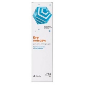 ВИТАТЕКА ДРАЙ ФОРТЕ ДАБОМАТИК П/ПОВЫШ.ПОТООТДЕЛ. Б/СПИРТА 20% 50МЛ. [VITATEKA]