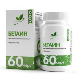 НАТУРАЛСАПП БЕТАИН 600МГ. №60 КАПС. [NATURALSUPP]