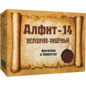 АЛФИТ-14 СБОР ЖЕЛУДОЧНО-КИШЕЧНЫЙ 2Г. №30Х2 (120Г.) АЛФИТ-14 СБОР ЖЕЛУДОЧНО-КИШЕЧНЫЙ 2Г. №30Х2 (120Г.)