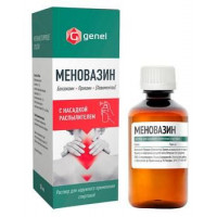 МЕНОВАЗИН 40МЛ. №1 СПИРТ. Р-Р Д/НАРУЖ.ПРИМ. ФЛ. /ТЕХНОПАРК-ЦЕНТР/
