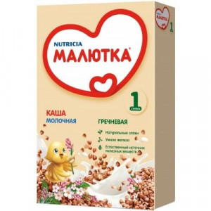 МАЛЮТКА КАША ГРЕЧКА МОЛ. 220Г/250Г. 4+МЕС. МАЛЮТКА КАША ГРЕЧКА МОЛ. 220Г/250Г. 4+МЕС.